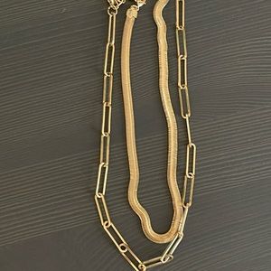 Gold chain necklaces